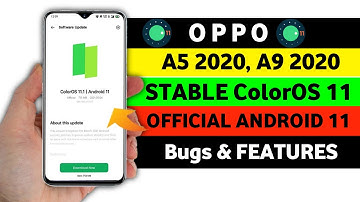 OPPO A5,A9 2020 New Update STABLE ColorOS 11😱 | Oppo A9,A5 2020 Official Android 11 | #OPPOA92020