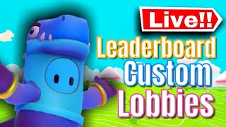 🔴Fall Guys Leaderboard Custom games LIVE! Playing with Viewers