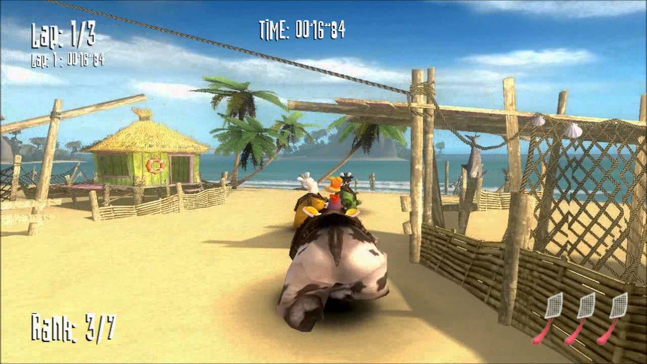 Rayman Raving Rabbids Walkthrough Test 15 Bunnies Like A Good Race On ...