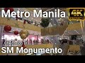 Christmas spirit at sm monumento caloocan city  virtual tour 4k