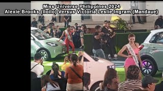 Miss Universe Philippines 2024 Alexie Brooks (Iloilo) Vs Mandaue Runway Challenge | Wuling Car Show