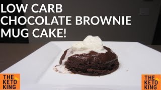 Low carb chocolate brownie mug cake | keto ►check out my free recipe
book! http://theketokingakathebantingboss.com/ i love a ket...