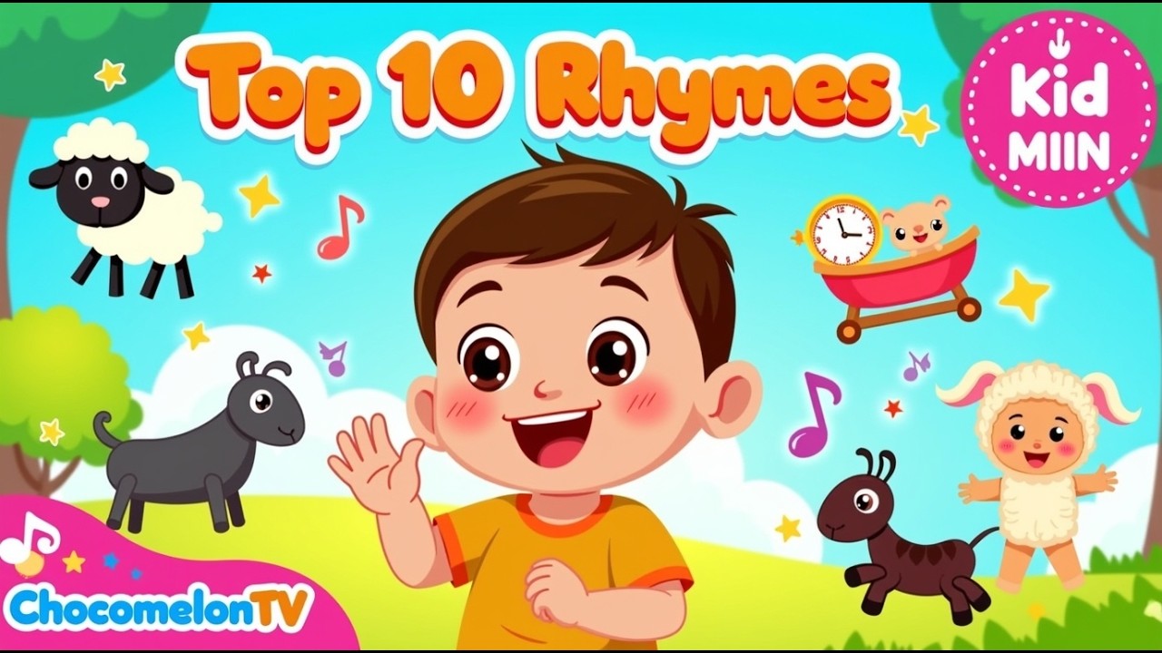 Top 10 Nursery Rhymes Collection for Kids | Best Kids Poems Compilation ...