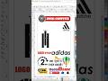 CorelDraw में Adidas Logo कैसे बनाएं 🔥 | #adidaslogo #coreldraw #logodesign  #graphicdesign