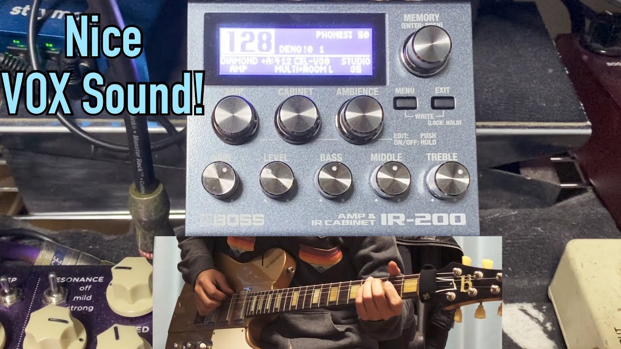 [Soundcheck] This VOX Sound is pretty good. Boss IR-200(Diamond Amp)