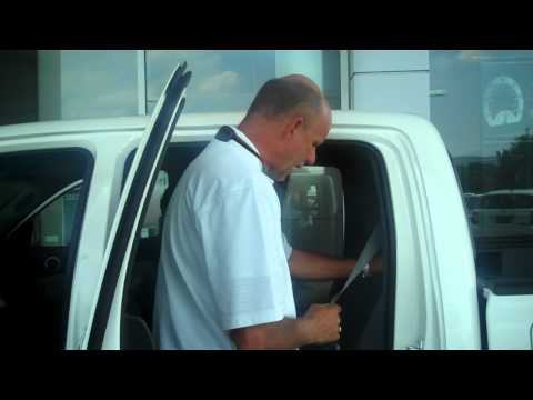 Barry Newton demonstrates the 2011 Toyota Tacoma