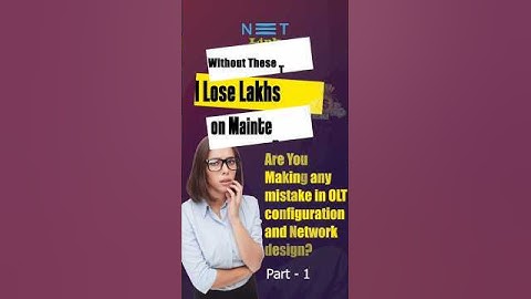 Are you making mistakes in OLT configuration and network design? Without these tricks..🔰😲 #telecoms