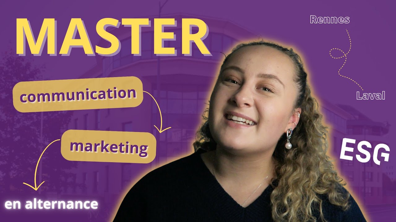 MASTER COMMUNICATION MARKETING EN ALTERNANCE || Vinciane