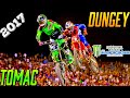 Eli tomac vs ryan dungey  2017 supercross