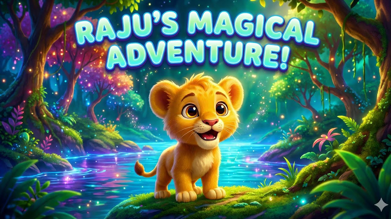 Chhota Sher Hero Bana 🦁 | Magic Jungle Story | Kids Moral Story in Hindi