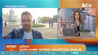 EVO ŠTA SE DESILO ISPRED NARODNE SKUPŠTINE! Pucnjava, pa vatra, policajci vikali