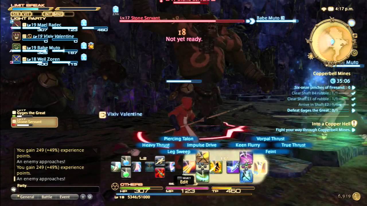 Final Fantasy XIV ARR: Copperbell Mine Boss