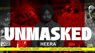 Unmasked (Official Video) | Latest Punjabi Song 2023 | Heera | Sickboi | New Punjabi Song 2023