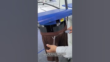 High-Speed Drawstring Insertion in Garment Manufacturing