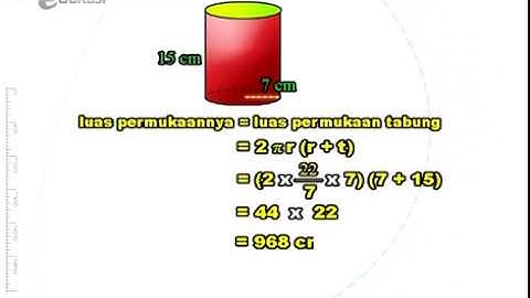 Luas dan Volum Tabung [Luas Permukaan Tabung] | Video Learning Object