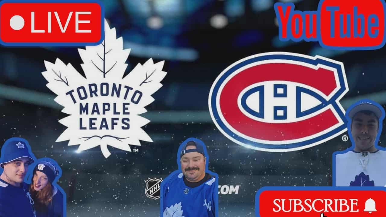 Toronto maple Leafs VS Montreal Canadians!!!! - YouTube