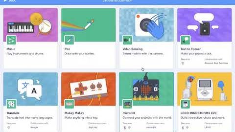 Scratch 3 extensions (Text to Speech and Translate)
