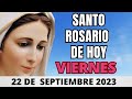 Santo rosario de hoy viernes 22 de septiembre 2023misterios dolorosos por la paz en el mundo