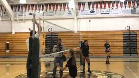 Scenes from Drake volleyball practice. Jenny Huezo...