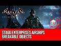 Batman Arkham Knight Stagg Enterprises Airships - All Breakable Objects Locations (Insect Crate)