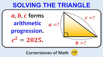 Right Triangle, Arithmetic Progression, and 2025
