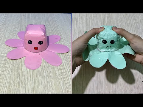 (25) Cách làm bạch tuộc cảm xúc bằng giấy | Sáng Tạo Thủ Công