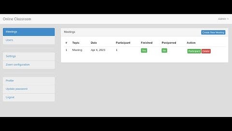 Zoom Classroom Laravel 10 - Updated Features
