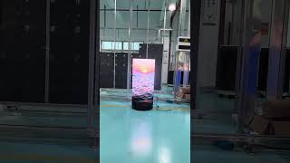 Rotating double-sided LED display.Maximum visibility from every angle.
