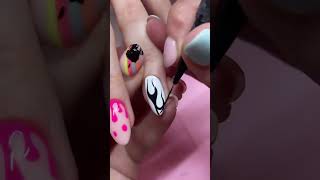 Flame Nail Art Tutorial *SO EASY* 🔥💅🏽 #nails #naildesign #nailtutorial #nailart