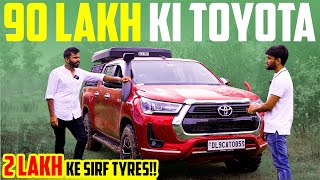 India's ONE AND ONLY Toyota HILUX MODIFIED Pickup Truck USER REVIEW 😈 Modification Cost 25 Lakhs