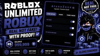 💎 Roblox Unlimited Robux | Real Proof Showcase ✅ Not Fake 🔥 | Alone Modder Mod Menu screenshot 4