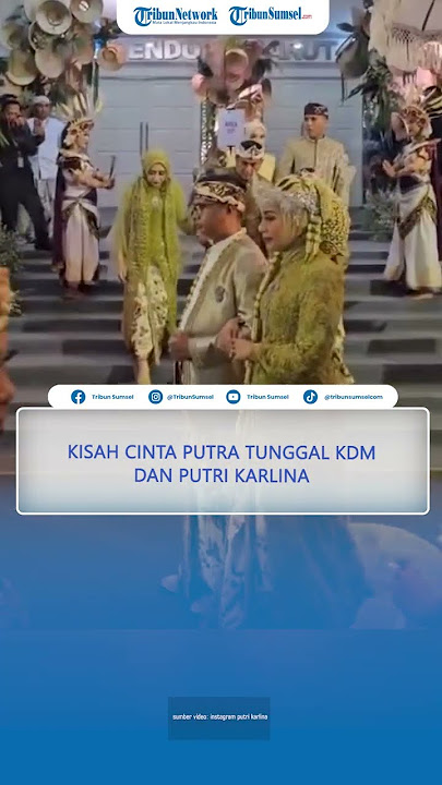 KISAH Cinta Putra Tunggal KDM dan Putri Karlina, Status dan Perbedaan Usia Tak Jadi Penghalang