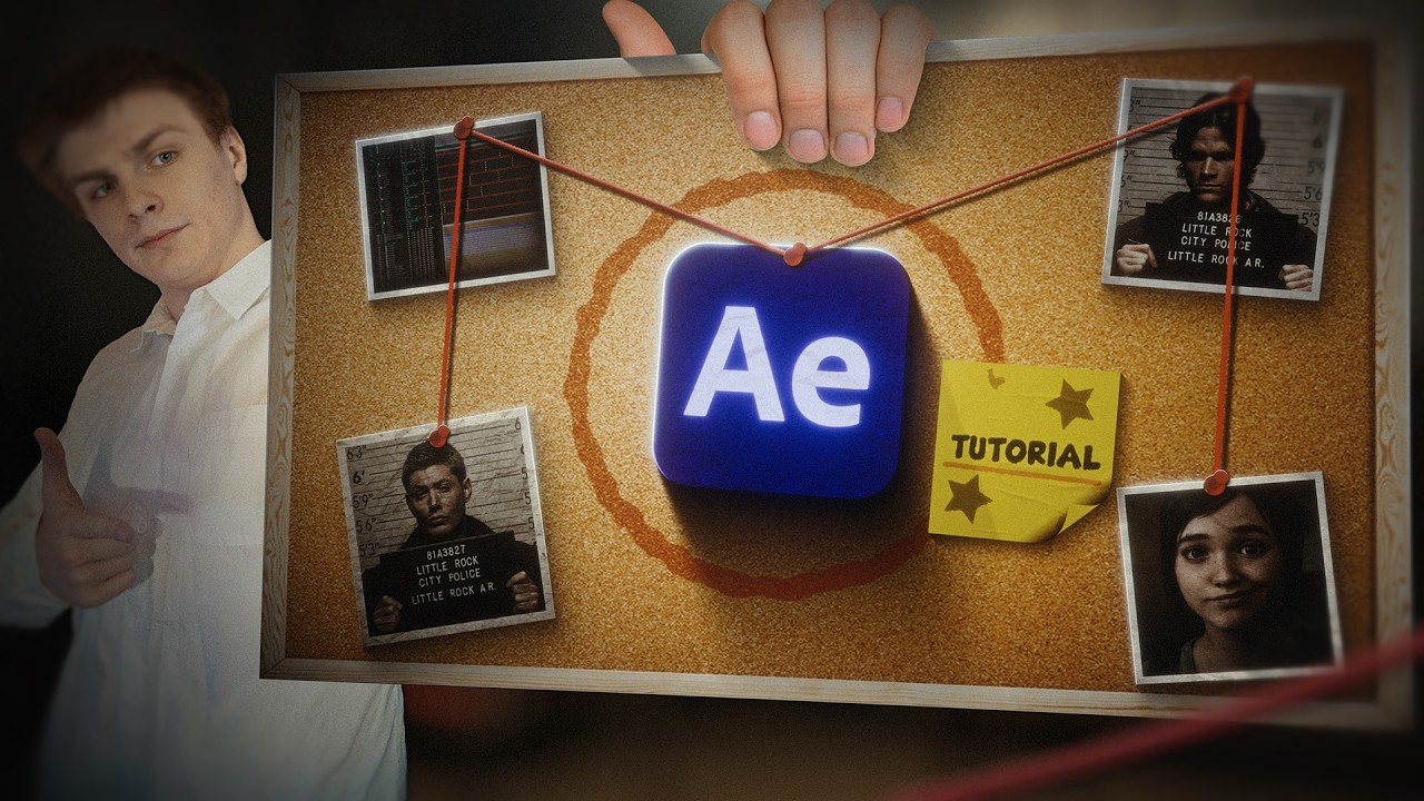 Крутые приемы в AFTER EFFECTS | Гайд на детективную доску в After effects