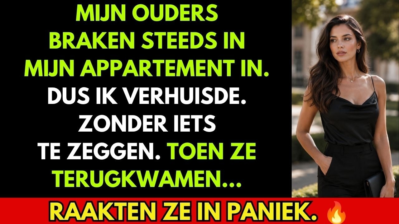 Ik stond in de deuropening van mijn eigen appartement, mijn sleutels nog warm in mijn hand, en staarde naar mijn bank. Het donkerblauwe kussen dat ik altijd links legde, lag nu rechts. Iemand was...