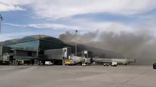 Urgente: Se declara un incendio en el aeropuerto de Alicante