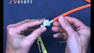 How to terminate a Nexans LANmark-6A FTP Screened Category 6A Connector