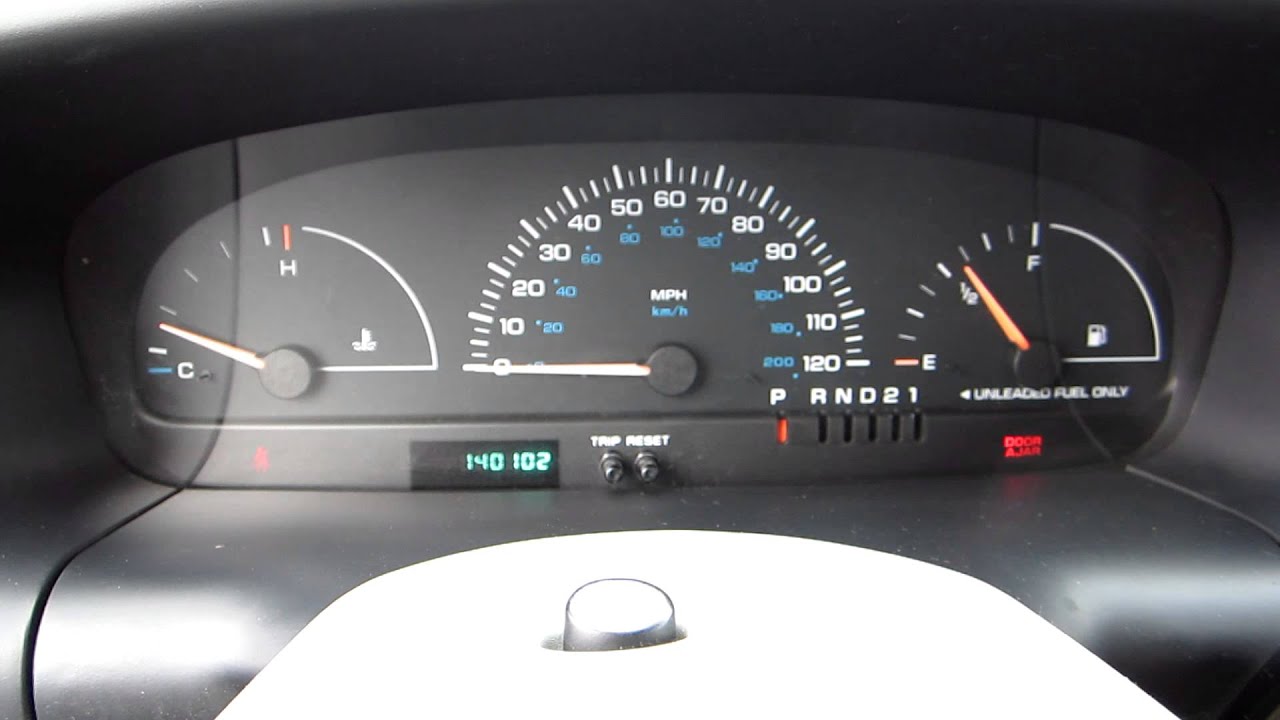 1998 plymouth voyager no dash lights
