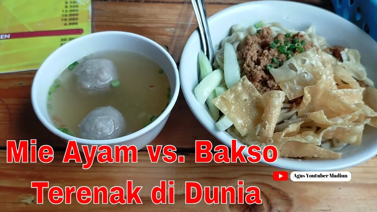 Mie Ayam dan Bakso Super Mantap di Super Bakso Madiun!