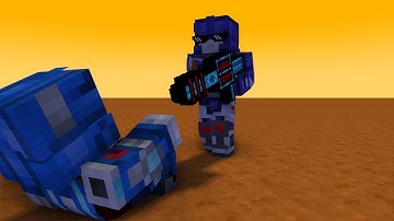 Transformers the movie 1986 -- Ultra Magnus death remake minecraft animation