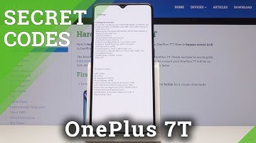 OnePlus 7T Secret Codes / Advanced Options / Hidden Mode