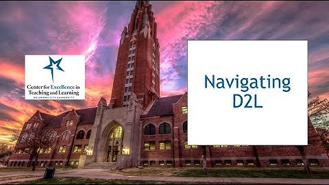 Navigating D2L