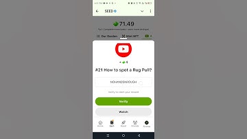 SEED Verify Code | #21 How to spot a Rug Pull? | SEED