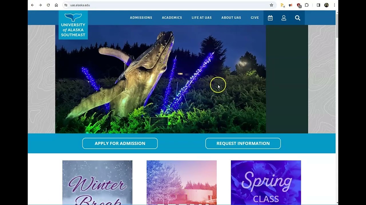 Preparing for registration at the University of Alaska Southeast