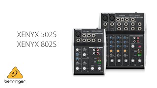 Introducing Behringer XENYX 502s and XENYX 802s Mixers