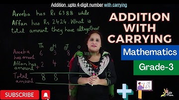 Addition With Carrying I Unit-2 | Number Operations I Grade 3 I SNC I Mathematics I PEN Academy