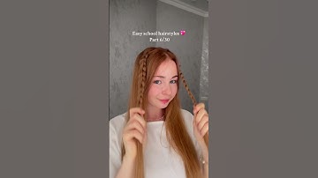 Back to school hair ideas ✨ Pt. 6/30 #schoolhairstyles #hairtutorials #hairstyle #beauty