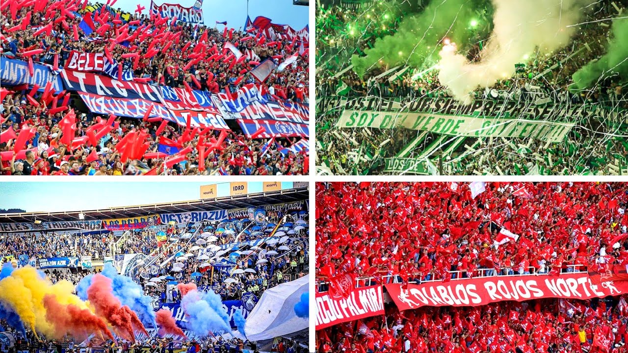 LOS MEJORES CANTICOS DE HINCHADAS COLOMBIANAS
