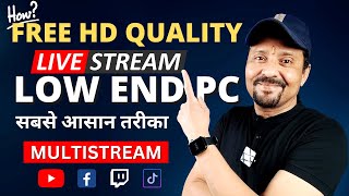 Free HD Quality Live Streaming From Low End PC | Mobizen Live Studio | Best Multi Streaming Platform screenshot 4