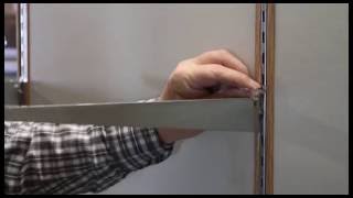 How To Install Glass Shelf  Waddell Case