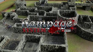 Rampage Locking 3d Printable Dungeon Tile System